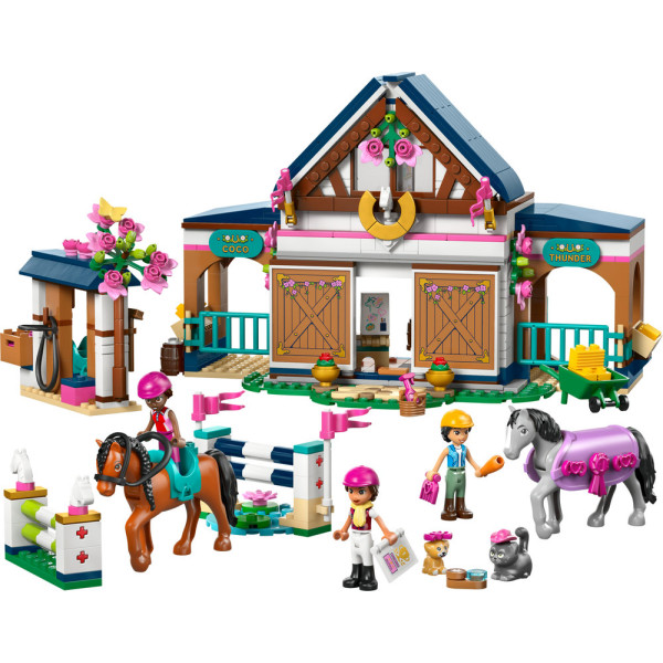 Фото - Конструктор LEGO  Friends Кінна стайня і академія верхової їзди (42688)