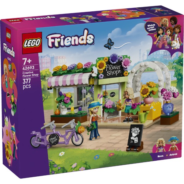 Фото - Конструктор LEGO  Friends Творча квіткова крамниця (42693)