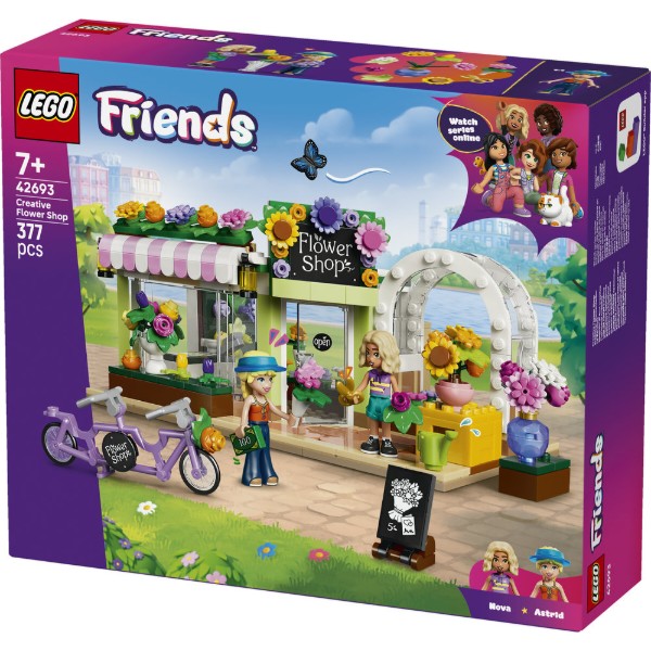 Фото - Конструктор LEGO  Friends Творча квіткова крамниця (42693)