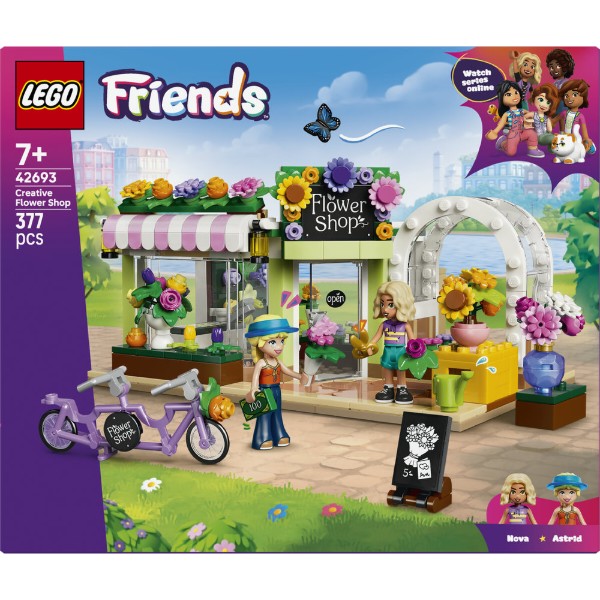 Фото - Конструктор LEGO  Friends Творча квіткова крамниця (42693)