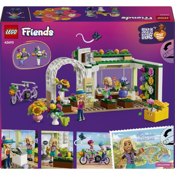Фото - Конструктор LEGO  Friends Творча квіткова крамниця (42693)