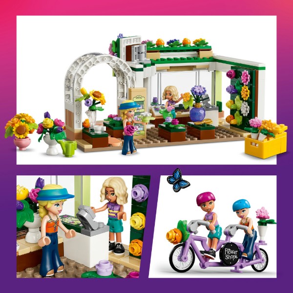 Фото - Конструктор LEGO  Friends Творча квіткова крамниця (42693)