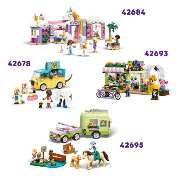 Фото - Конструктор LEGO  Friends Творча квіткова крамниця (42693)