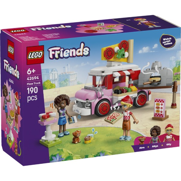 Фото - Конструктор LEGO  Friends Вантажівка з піцою (42694)