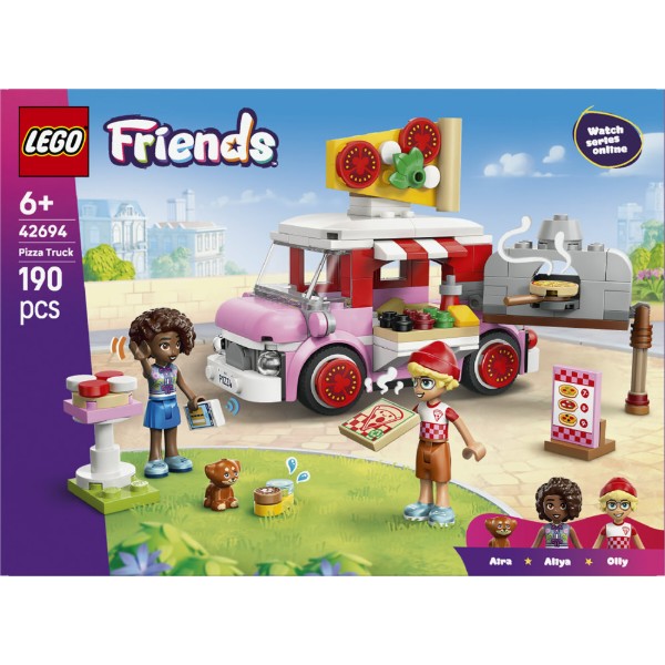 Фото - Конструктор LEGO  Friends Вантажівка з піцою (42694)