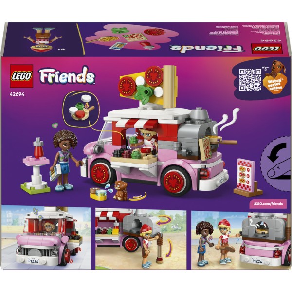 Фото - Конструктор LEGO  Friends Вантажівка з піцою (42694)
