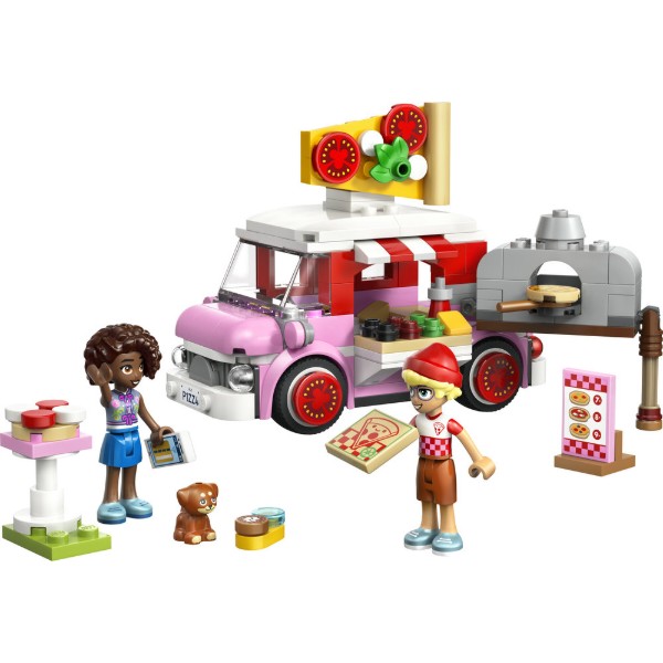 Фото - Конструктор LEGO  Friends Вантажівка з піцою (42694)