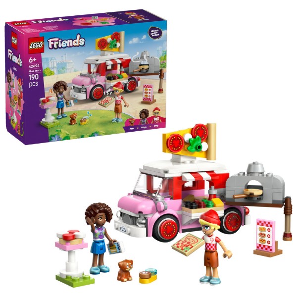 Фото - Конструктор LEGO  Friends Вантажівка з піцою (42694)