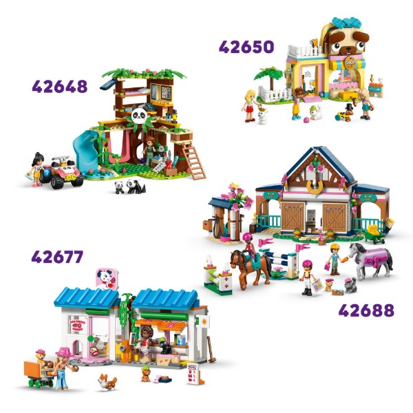 Фото - Конструктор LEGO  Friends Причіп для коня й лошати (42695)