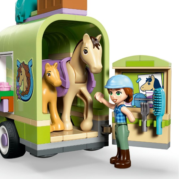 Фото - Конструктор LEGO  Friends Причіп для коня й лошати (42695)