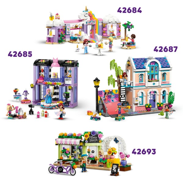 Фото - Конструктор LEGO  Friends Творча квіткова крамниця (42693)