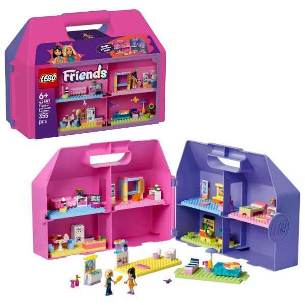 Фото - Конструктор LEGO  Friends Ляльковий будиночок-валіза для творчої гри (42697)