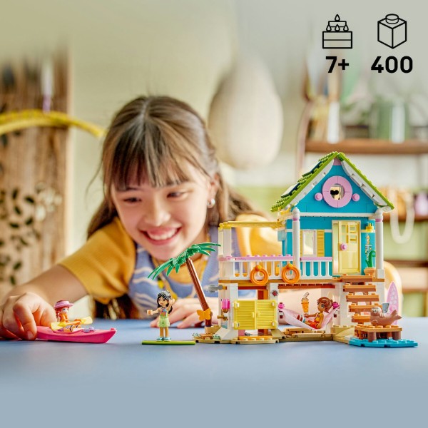 Фото - Конструктор LEGO  Friends Пляжний будиночок з морськими котиками (42699)