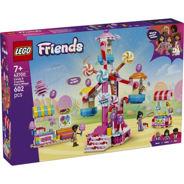 Фото - Конструктор LEGO  Friends  Колесо огляду з цукерками та капкейками (42700)