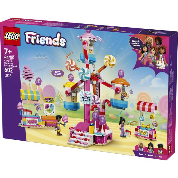 Фото - Конструктор LEGO  Friends  Колесо огляду з цукерками та капкейками (42700)