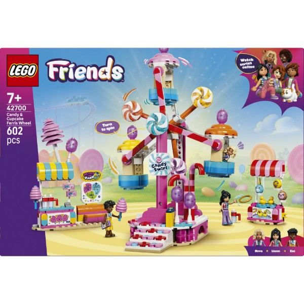 Фото - Конструктор LEGO  Friends  Колесо огляду з цукерками та капкейками (42700)