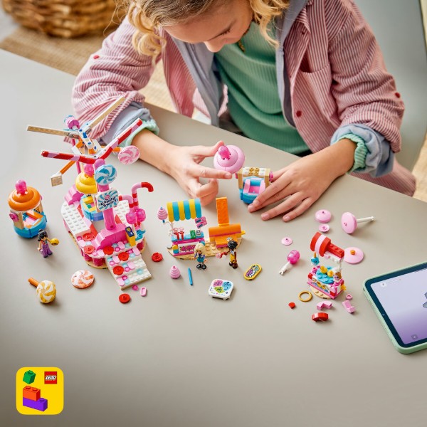 Фото - Конструктор LEGO  Friends  Колесо огляду з цукерками та капкейками (42700)