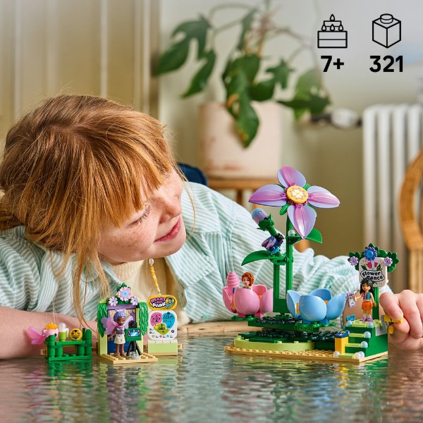 Фото - Конструктор LEGO  Friends Карусель із квітами й чашками та казкова фотобудка (42702)