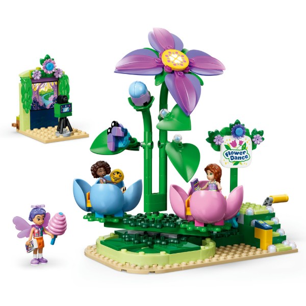Фото - Конструктор LEGO  Friends Карусель із квітами й чашками та казкова фотобудка (42702)