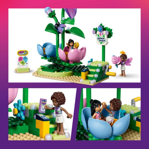 Фото - Конструктор LEGO  Friends Карусель із квітами й чашками та казкова фотобудка (42702)