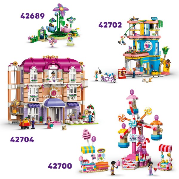 Фото - Конструктор LEGO  Friends  Колесо огляду з цукерками та капкейками (42700)