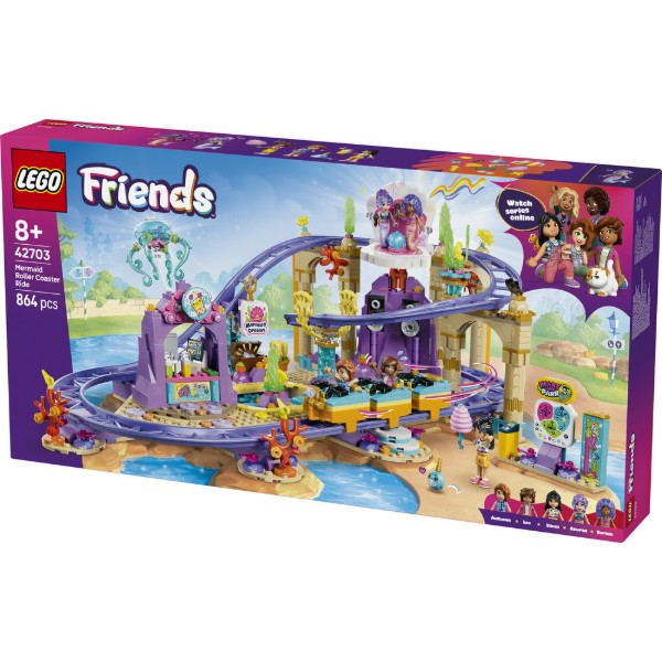 Фото - Конструктор LEGO  Friends Американські гірки з русалками (42703)