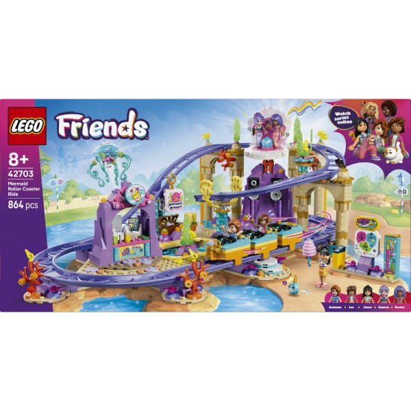 Фото - Конструктор LEGO  Friends Американські гірки з русалками (42703)
