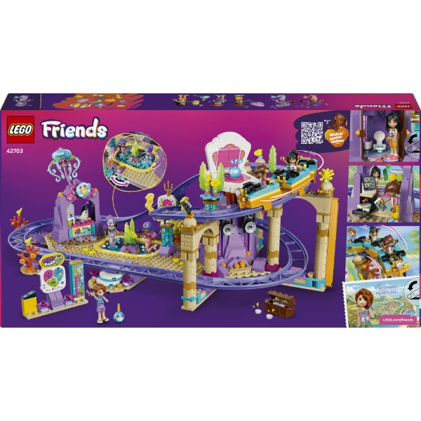Фото - Конструктор LEGO  Friends Американські гірки з русалками (42703)