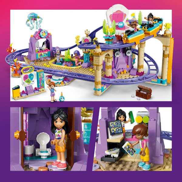 Фото - Конструктор LEGO  Friends Американські гірки з русалками (42703)