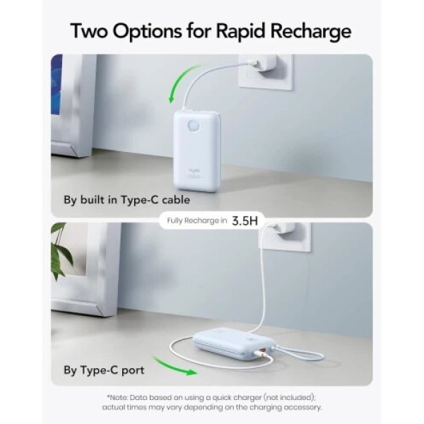 Фото - Батарея мобільна VIYISI G2068 20000mAh 30W Blue (X0020VPKNH)