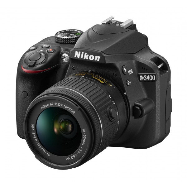 Фотокамера дзеркальна Nikon D3400 Kit AF-P 18-55mm VR (VBA490K001