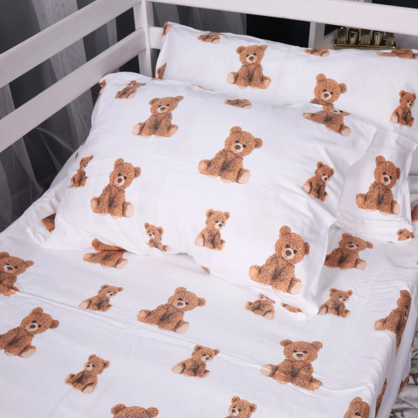 Фото - Комплект постельного белья MirSon 175x210 см 017 Teddy Фланель (2200009655579)