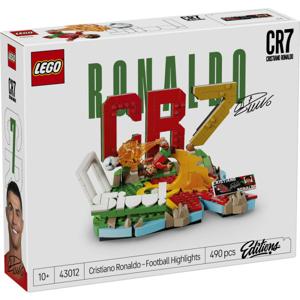 Фото - Конструктор LEGO Editions Football Криштиану Роналду — лучшие моменты футбольных матчей (43012)