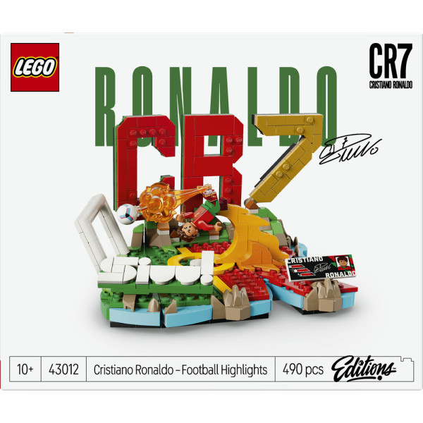 Фото - Конструктор LEGO Editions Football Криштиану Роналду — лучшие моменты футбольных матчей (43012)