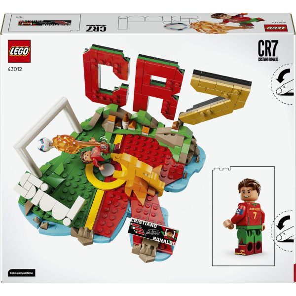 Фото - Конструктор LEGO Editions Football Криштиану Роналду — лучшие моменты футбольных матчей (43012)