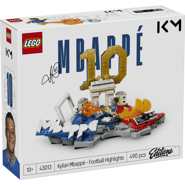 Фото - Конструктор LEGO Editions Football Килиан Мбаппе — лучшие моменты футбольных матчей (43013)