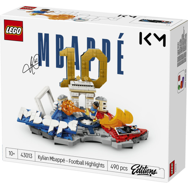 Фото - Конструктор LEGO Editions Football Килиан Мбаппе — лучшие моменты футбольных матчей (43013)