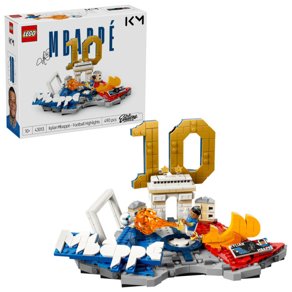 Фото - Конструктор LEGO Editions Football Килиан Мбаппе — лучшие моменты футбольных матчей (43013)