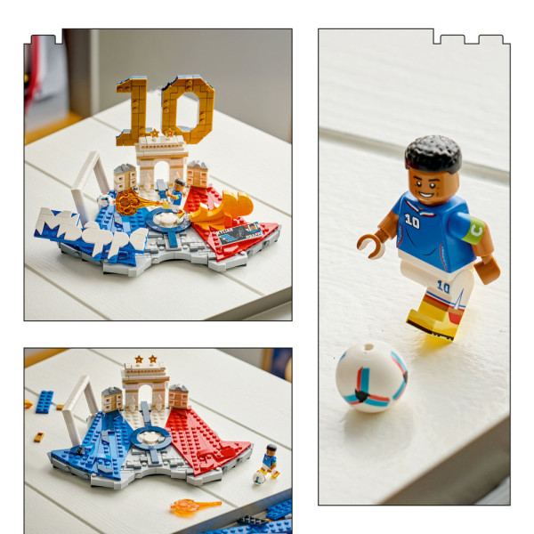 Фото - Конструктор LEGO Editions Football Килиан Мбаппе — лучшие моменты футбольных матчей (43013)