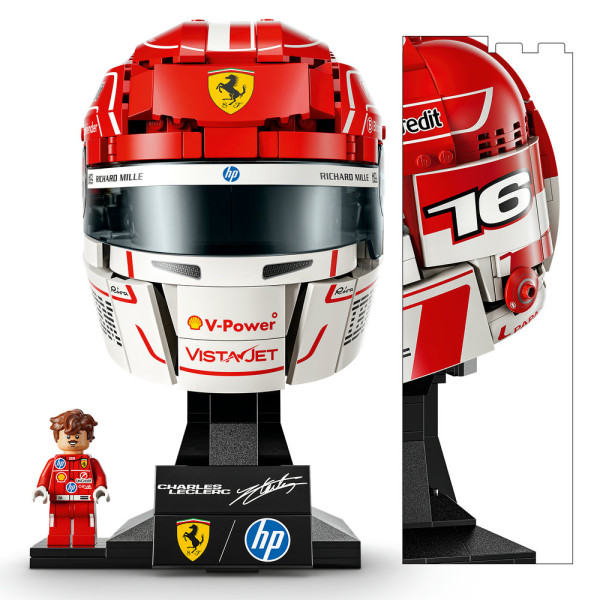 Фото - Конструктор LEGO Editions Formula 1 Шолом Шарля Леклера з команди Scuderia Ferrari HP (43014)