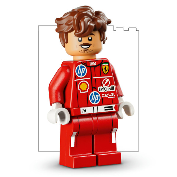 Фото - Конструктор LEGO Editions Formula 1 Шолом Шарля Леклера з команди Scuderia Ferrari HP (43014)