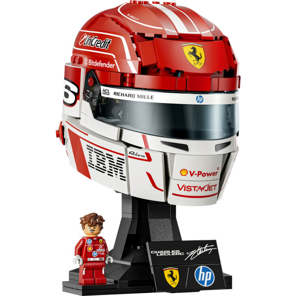 Фото - Конструктор LEGO Editions Formula 1 Шолом Шарля Леклера з команди Scuderia Ferrari HP (43014)