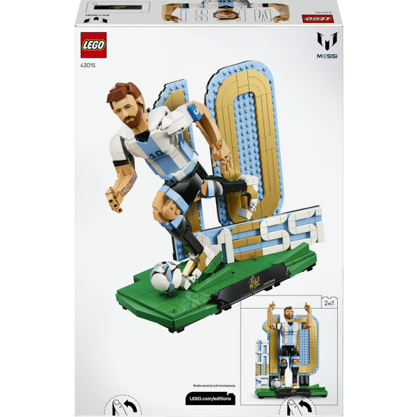 Фото - Конструктор LEGO Editions Football Лионель Месси — легенда футбола (43015)