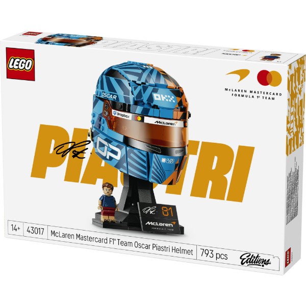 Фото - Конструктор LEGO Editions Formula 1 Шлем Оскара Пиастри из команды McLaren Mastercard F1® Team (43017)