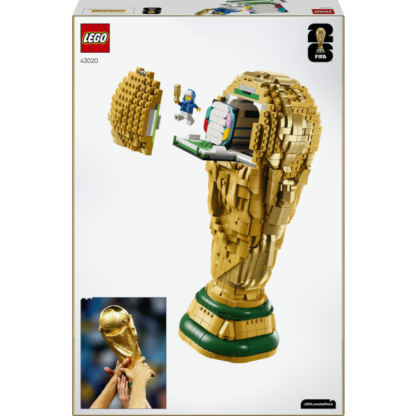 Фото - Конструктор LEGO Editions Football Офіційний трофей чемпіонату світу з футболу FIFA (43020)