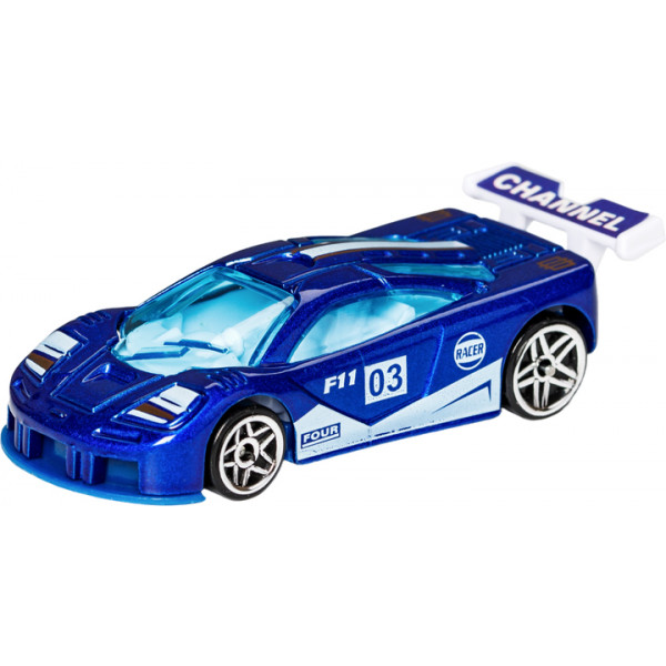 Фото - Коллекционная машинка 1:64 RevRace синий (89860)