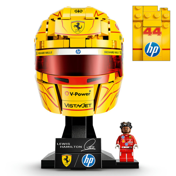 Фото - Конструктор LEGO Editions Formula 1 Шолом Льюїса Гамільтона з команди Scuderia Ferrari HP (43022)