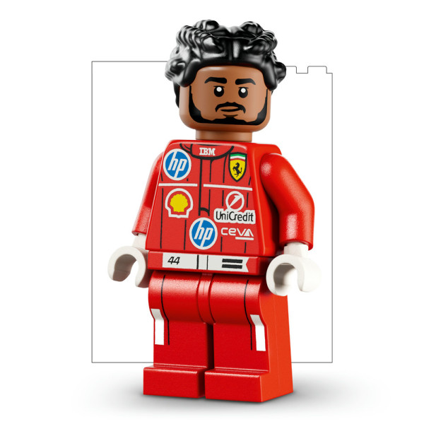 Фото - Конструктор LEGO Editions Formula 1 Шолом Льюїса Гамільтона з команди Scuderia Ferrari HP (43022)