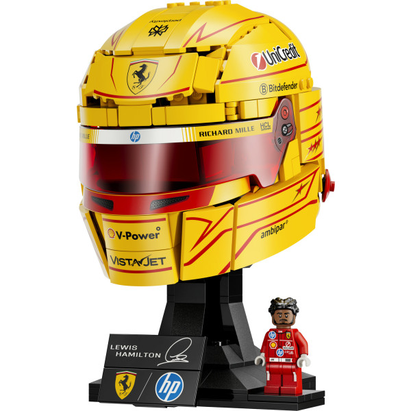 Фото - Конструктор LEGO Editions Formula 1 Шолом Льюїса Гамільтона з команди Scuderia Ferrari HP (43022)