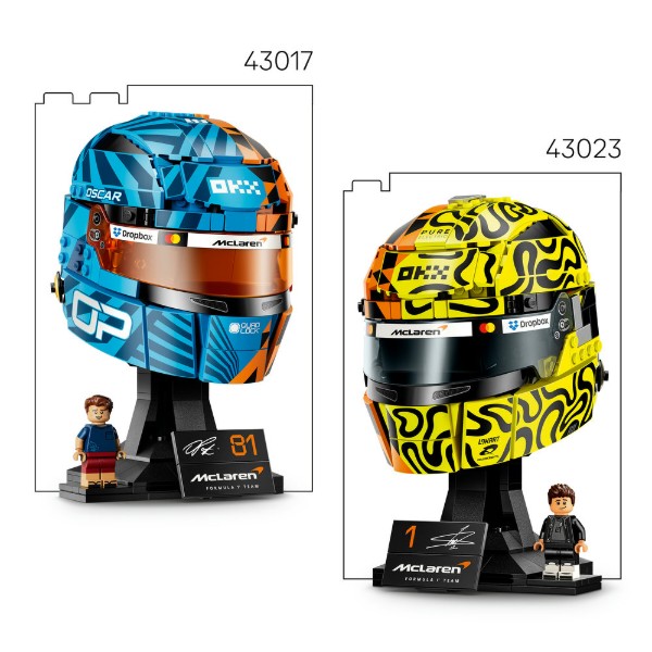 Фото - Конструктор LEGO Editions Formula 1 Шлем Ландо Норриса из команды McLaren Mastercard F1® Team (43023)